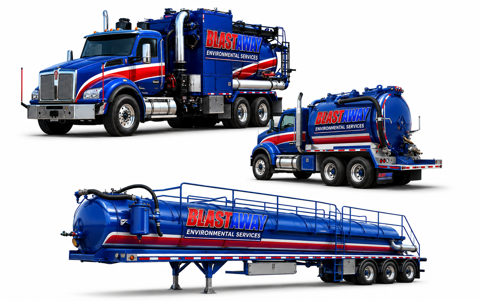 Air machine vacuum truck